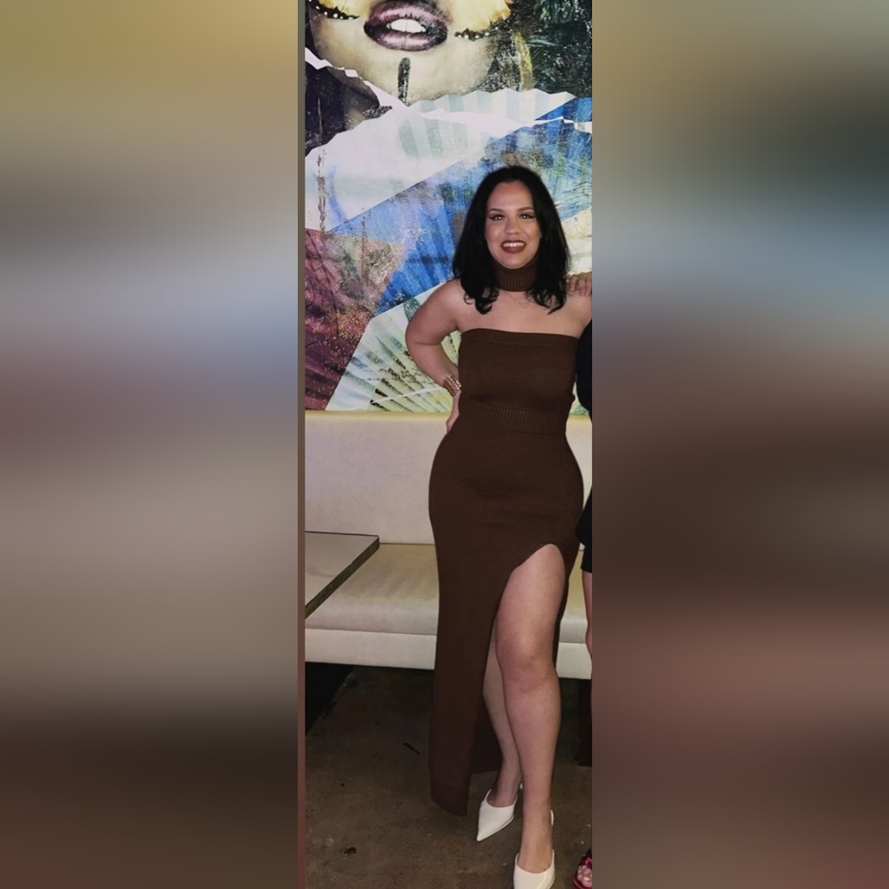 Brow maxi dress